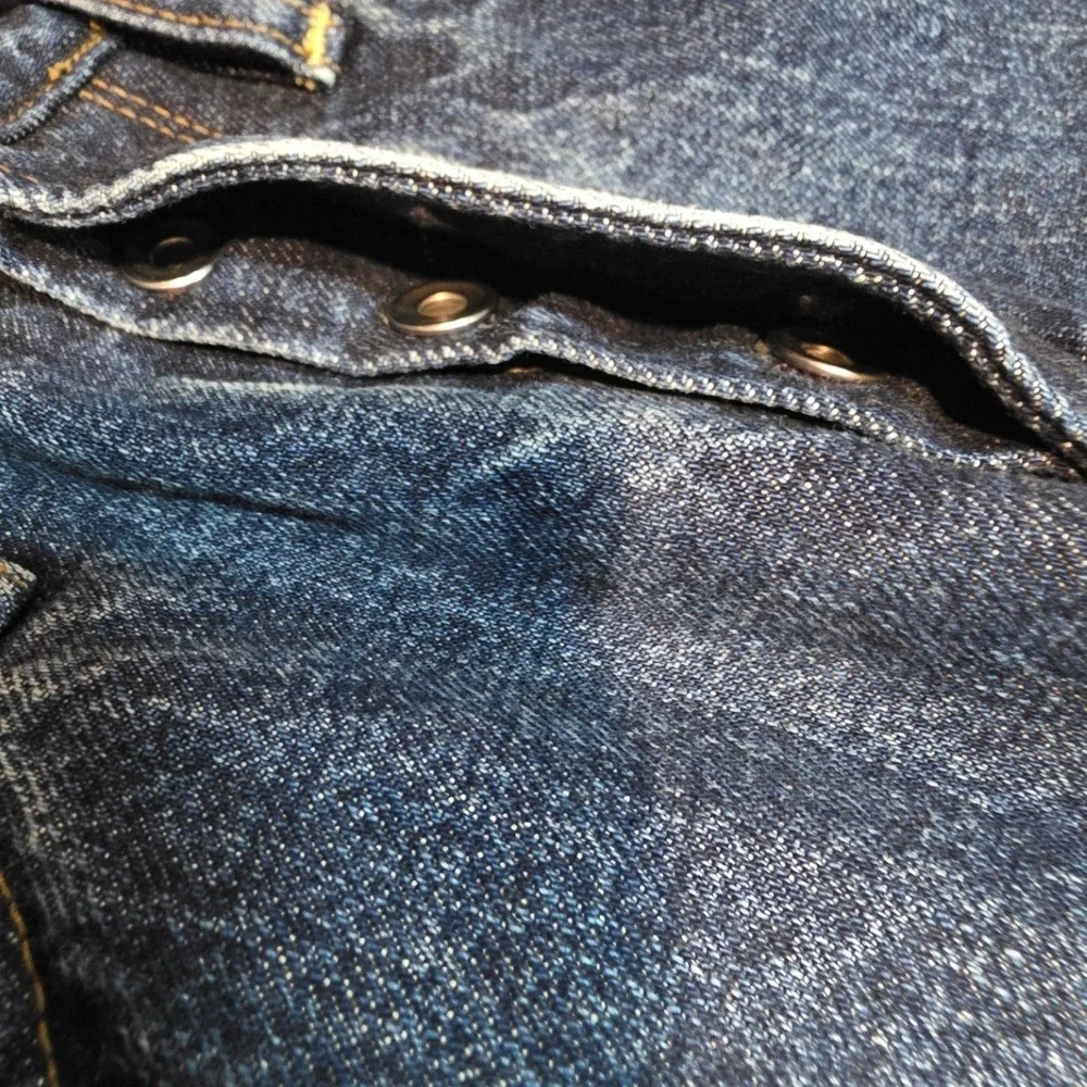 C.O.F. Studio Mens 31 M2 Kuroki Mill Japan Selvedge Raw Denim Straight Jeans